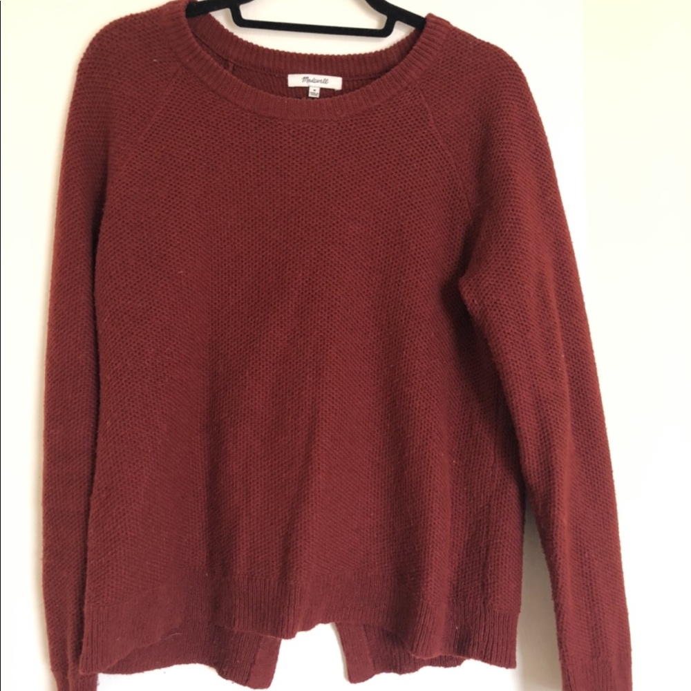 Madewell maroon sweater